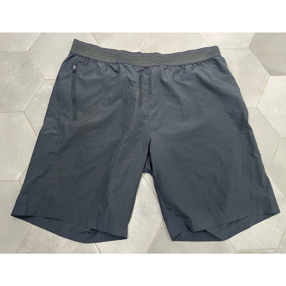 Mens XL Crivit Athletic Shorts Gray New With Tags YKK Zippers